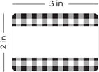 Buffalo Plaid Write On Pantry Labels