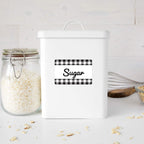 Buffalo Plaid Write On Pantry Labels