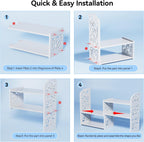 Shelf for Top of Desk - Adjustable Desktop Organizer Shelf