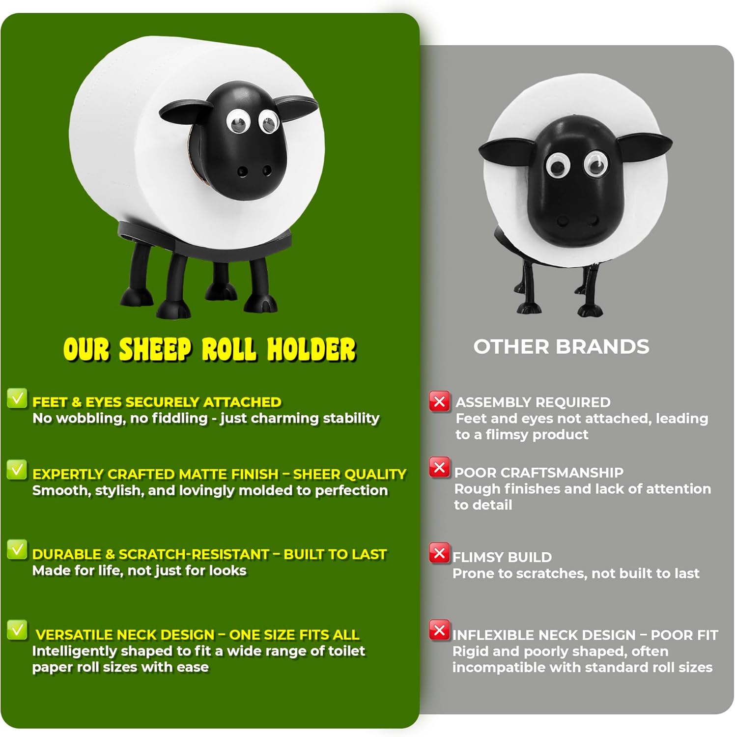 Sheep Toilet Roll Holder SUPER CUTE!